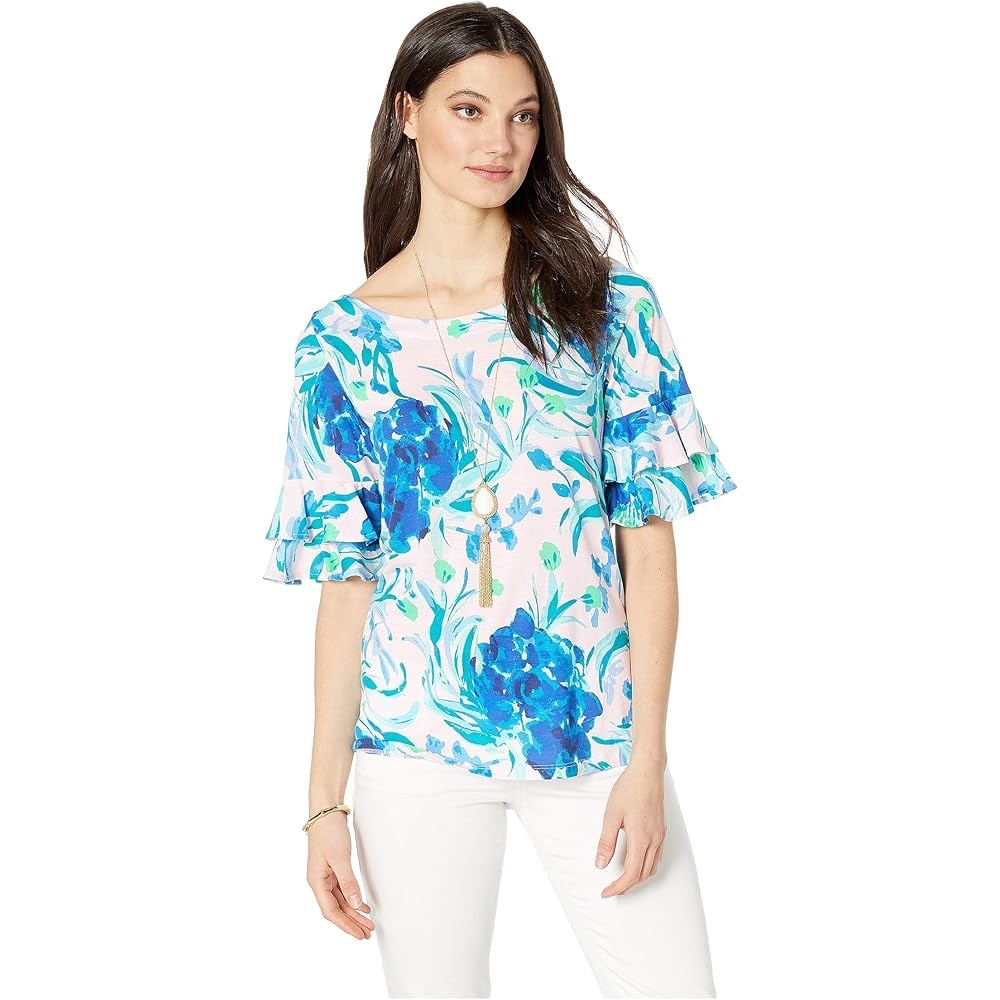 Lilly Pulitzer Like New Pima Cotton Lula top size small.